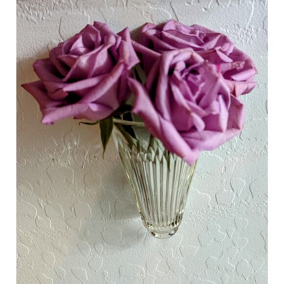 Pair of Jeanette Anniversary Pressed Glass Wall Pockets